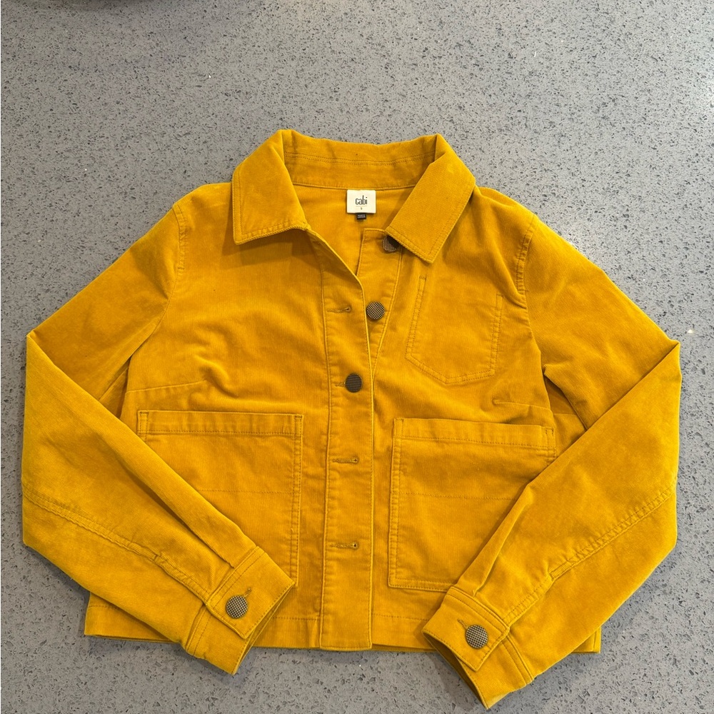 Cabi Mustard Yellow Jacket